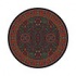 Milliken Sumero 8 Round Russet Ebony Area Rugs