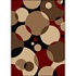 Radici Usa Sofia I 5 X 8 Circles - Black Area Rugs