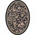 Milliken Delphi 8 X 11 Oval Ebony Area Rugs