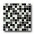 American Olean Legacy Glass Mosaic Blend Black Blend Tile & Ston
