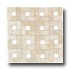 American Olean Artistic Elements Stoneworks Pinwheel Azteca Blan