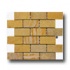 Alfagres Tumbled Marble Brick Patterns Gold Line S