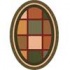 Milliken Ababa 8 X 11 Oval Dark Olive Area Rugs