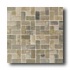 American Olean Tumbled Slate Pinwheel Mosaic India Autumn Tile &