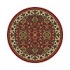 Milliken Sumero 8 Round Indian Red Area Rugs