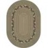 Milliken Springtime Braid 5 X 8 Oval Sandstone Area Rugs