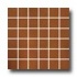 Diamond Tech Glass Stained Glass Mosaic Dark Brown Solid Tile &