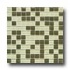 American Olean Legacy Glass Mosaic Blend Green Blend Tile & Ston