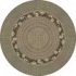 Milliken Springtime Braid 8 Round Sandstone Area Rugs