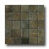 Fondovalle Slate Valley Foglio Mosaic Khaki (verde) Tile & Stone