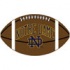 Logo Rugs Notre Dame University Notre Dame Football 3 X 6 Area R