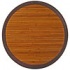 Anji Mountain Bamboo Rug, Co Contemporary 7 Round Chocolate Area