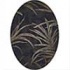 Milliken Rainforest 5 X 8 Oval Ebony Area Rugs