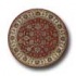 Kaleen Mystical Garden 6 Round Cornflower Brick Area Rugs