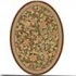 Milliken Delphi 5 X 8 Oval Nutmeg Area Rugs