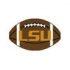 Logo Rugs Lsu University Lsu Football 15" X 24" Area Rugs