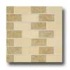 Crossville Empire Mosaic Brick Emperors Gold & Parisian White Ti