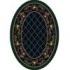 Milliken Fruit Medley 4 X 5 Oval Sapphire Area Rugs
