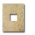 Mohawk Egyptian Stone Cut Out Ramses White Square Cut Out Tile &