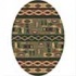 Milliken Wide Ruins 5 X 8 Oval Autumn Forest Area Rugs