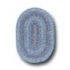 Colonial Mills, Inc. Lincoln 7 X 9 Oval Blue Ribbon Multi Area R