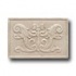 Questech Dorset Decoratives - Travertine Fiddlehead Mural Tile &