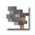 Alfagres Tumbled Marble Puzzle Stone 8 1/8 X 10 5/8 Dorado Pizar