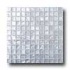 Mirage Tile Laser Glass Plain Mosaic 12 X 12 Platinum Tile & Sto