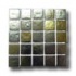 Diamond Tech Glass Platinum Mosaic Series Gold & Silver Tile & S
