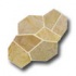 Daltile Slate Collection - Patterned Flagstone Golden Sun Tile &