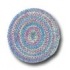 Colonial Mills, Inc. Botanical Isle 6 X 6 Round Oasis Blue Area