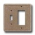 Questech Dorset Switch Plates - Noche Toggle Gfci