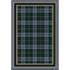Milliken Magee Tartan 5 X 8 Oval Lapis Area Rugs