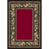 Milliken English Floral 8 Round Ruby Area Rugs