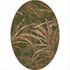 Milliken Rainforest 5 X 8 Oval Deep Olive Area Rugs