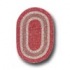 Colonial Mills, Inc. Jefferson 10 X 13 Oval Red Streak Area Rugs