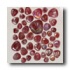 Daltile Glass Pebbles Mosaic Scarlet Iridescent Ti