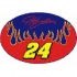Strike Off Company, Inc Jeff Gordon Jeff Gordon Oval Rug 2 X 3 A