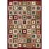 Milliken Contemporary Square 7476/217 2 X 8 Runner Deep Wine Are
