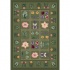 Milliken Botanical Floral 7473/217 2 X 8 Runner Bronzed Green Ar