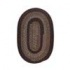 Colonial Mills, Inc. Deerfield 2 X 3 Oval Seal Brown Area Rugs