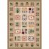 Milliken Botanical Floral 7473/295 8 X 11 Oval Buff Area Rugs