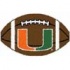 Logo Rugs Miami University Miami Football 15" X 24" Area R