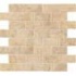 Tesoro Pietra Latina Brick Mosaic Nocciola Senese Tile & Stone