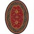 Milliken Karshi 5 X 8 Oval Red Cinnamon Area Rugs