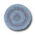 Colonial Mills, Inc. Lincoln 4 X 4 Round Blue Ribbon Multi Area