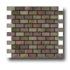 Caribe Stone India Tumbled Slate Brick Mosaic Multiselect Tile &