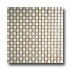 Metal Border Pure Metal Mosaic .5 X .5 Scacchi Crema Tile & Ston
