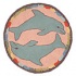 American Cottage Rugs Children Round Dolphin Pink Area Rugs