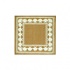 Nejad Rugs Shell Border 6 Square Peach Area Rugs